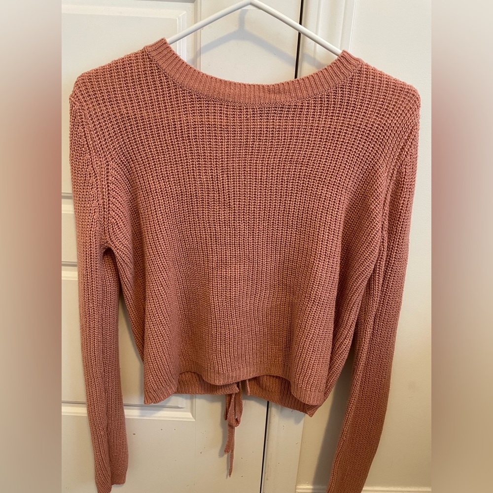 Cropped Knit Sweater